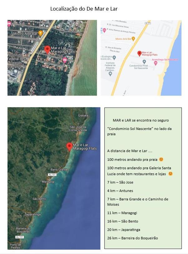 Appartamento Mar E Lar Maragogi Esterno foto